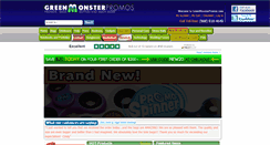 Desktop Screenshot of greenmonsterpromos.com